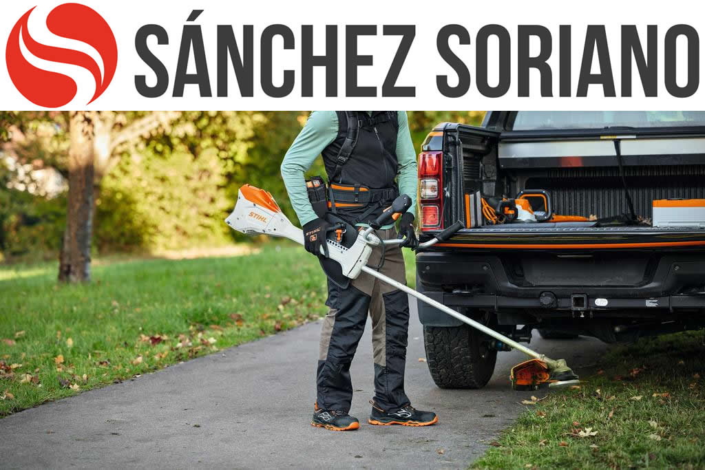 La mejor maquinaria de jardinería para ti está en Sánchez Soriano